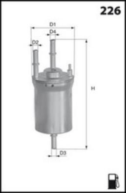 Lucas Filters LFPF068 - Топливный фильтр autosila-amz.com