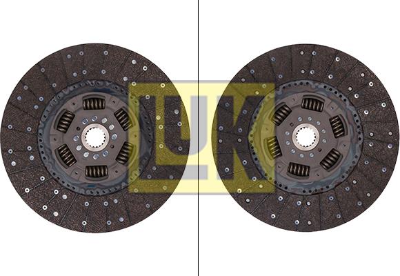 LUK 340 0049 10 - ведомый диск сцепления autosila-amz.com