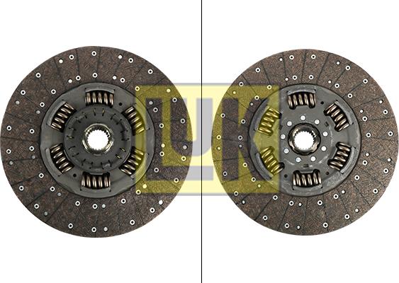 LUK 343 0261 10 - Диск сцепления, фрикцион autosila-amz.com