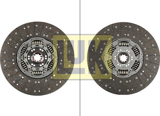 LUK 343 0229 10 - Диск сцепления, фрикцион autosila-amz.com