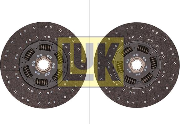 LUK 343 0222 10 - ведомый диск сцепления autosila-amz.com