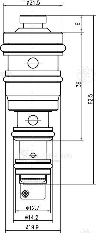 Luzar LCCV 0502 - Регулирующий клапан, компрессор autosila-amz.com