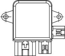 Luzar LFR 1100 - Модуль управления Вентилятора охлаждения для а/м Mitsubishi Lancer IX (03-)/Outlander (03-) LFR1100 autosila-amz.com