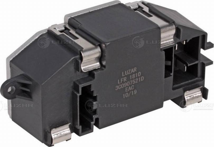 Luzar LFR1810 - резистор вентилятора отопителя!\ Audi Q3/Q7/A3 07>, VW Beetle/Passat/Tiguan 08> autosila-amz.com