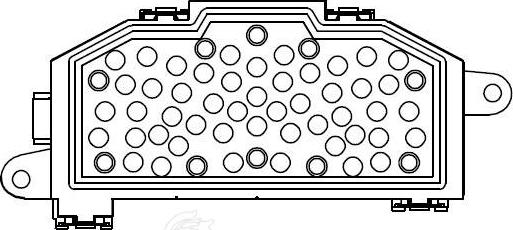 Luzar LFR1810 - резистор вентилятора отопителя!\ Audi Q3/Q7/A3 07>, VW Beetle/Passat/Tiguan 08> autosila-amz.com