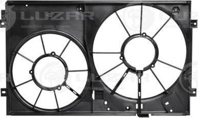 Luzar LFS 18K2 - Крышка, корпус вентилятора (охлаждение двигателя) autosila-amz.com