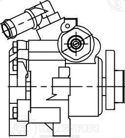 Luzar LPS 2601 - Гидравлический насос, рулевое управление, ГУР autosila-amz.com