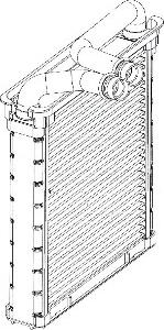 Luzar LRh 18N6 - Теплообменник, отопление салона autosila-amz.com