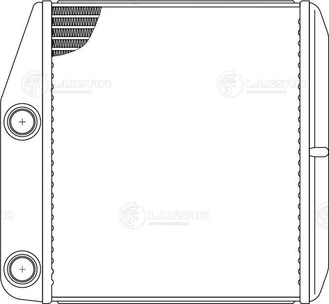 Luzar LRh 2112 - Радиатор отоп. для а/м Opel Corsa D (07-) (LRh 2112) autosila-amz.com