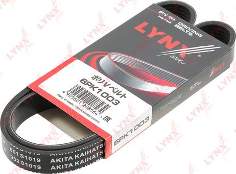 LYNXauto 6PK1003 - Ремень поликлиновой AUDI A3 1.0-1.5 12> / A4 1.4 15> / Q2 1.0-1.4 16> / Q3 1.4 13> BMW 1(F20/F21) 2 autosila-amz.com