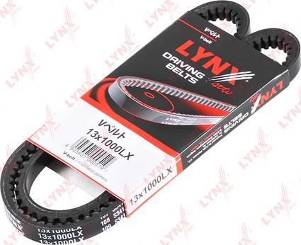 LYNXauto 13X1000LX - Клиновой ремень, поперечные рёбра autosila-amz.com