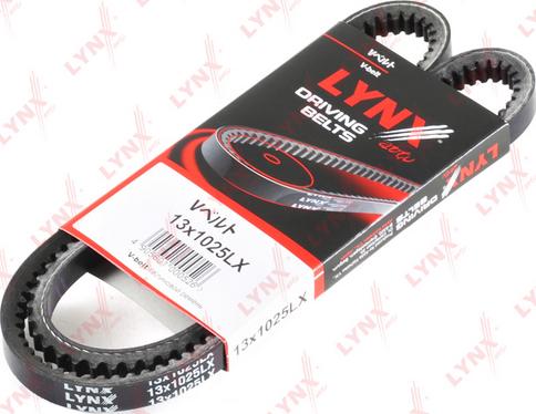 LYNXauto 13X1025LX - Клиновой ремень, поперечные рёбра autosila-amz.com