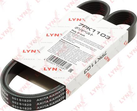 LYNXauto 7PK1103 - Поликлиновой ремень autosila-amz.com