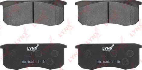 LYNXauto BD-4606 - Тормозные колодки, дисковые, комплект autosila-amz.com