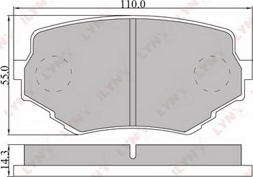 R Brake RB1319-071 - Тормозные колодки, дисковые, комплект autosila-amz.com