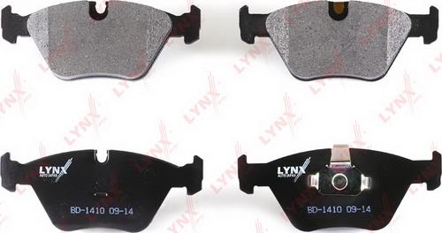 LYNXauto BD-1410 - колодки дисковые передн.!\ BMW 5(E39) 2.0-3.5 95-96 autosila-amz.com