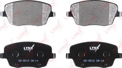 LYNXauto BD-8015 - Тормозные колодки, дисковые, комплект autosila-amz.com