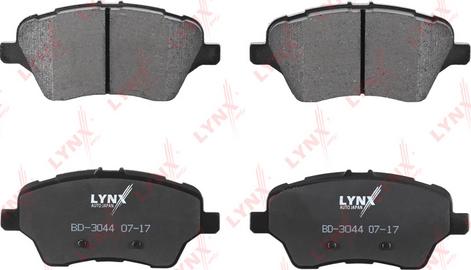LYNXauto BD-3044 - Тормозные колодки, дисковые, комплект autosila-amz.com