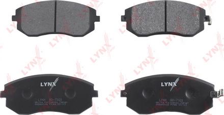 LYNXauto BD-7101 - Тормозные колодки, дисковые, комплект autosila-amz.com