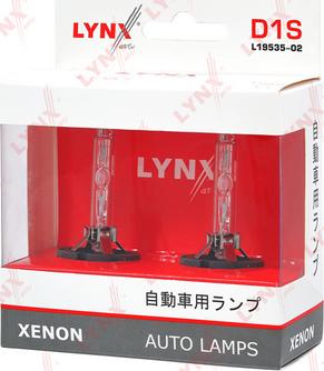 LYNXauto L19535-02 - L19535-02 D1S 12V 35W PK32d-2 Лампа LYNXauto (блистер 2шт) autosila-amz.com