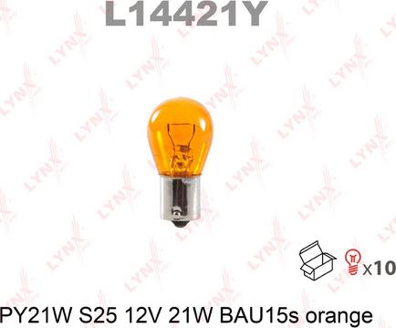 LYNXauto L14421Y - Лампа накаливания autosila-amz.com