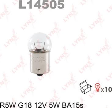 LYNXauto L14505 - Лампа накаливания autosila-amz.com