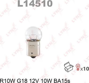 LYNXauto L14510 - Лампа накаливания autosila-amz.com