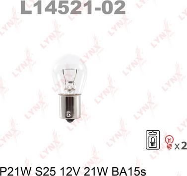 LYNXauto L14521-02 - Лампа накаливания autosila-amz.com