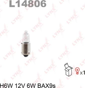 LYNXauto L14806 - Лампа накаливания autosila-amz.com