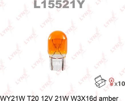 LYNXauto L15521Y - Лампа накаливания, фара заднего хода autosila-amz.com