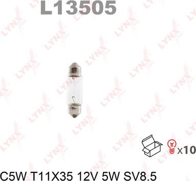 LYNXauto L13505 - Лампа накаливания autosila-amz.com