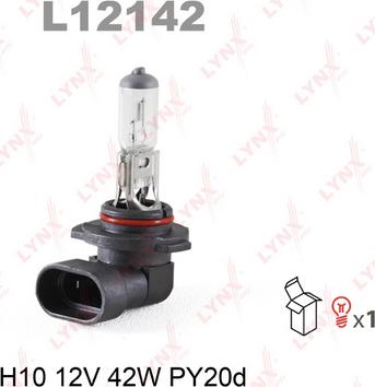 LYNXauto L12142 - Лампа накаливания, противотуманная фара autosila-amz.com
