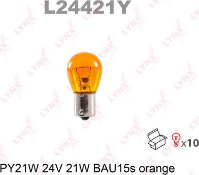 LYNXauto L24421Y - Лампа накаливания autosila-amz.com