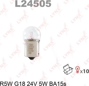 LYNXauto L24505 - Лампа накаливания autosila-amz.com
