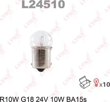 LYNXauto L24510 - Лампа накаливания autosila-amz.com
