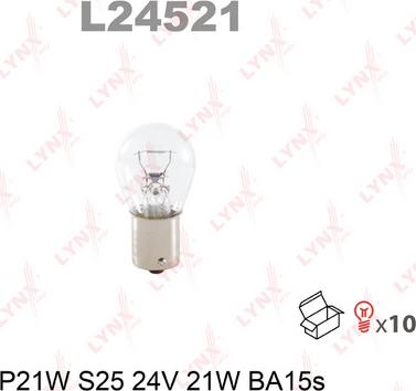 LYNXauto L24521 - Лампа накаливания autosila-amz.com