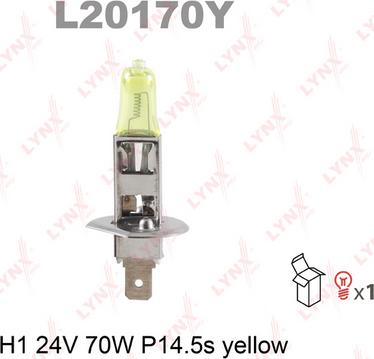 LYNXauto L20170Y - Лампа накаливания, противотуманная фара autosila-amz.com