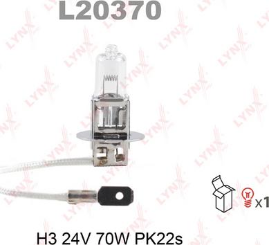 LYNXauto L20370 - Лампа накаливания, фара дальнего света autosila-amz.com