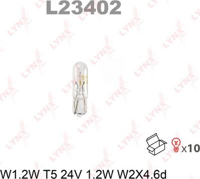 LYNXauto L23402 - Лампа накаливания autosila-amz.com