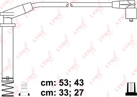 LYNXauto SPC5910 - Комплект проводов зажигания autosila-amz.com