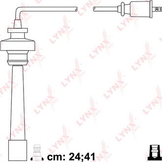 LYNXauto SPE5517 - Комплект проводов зажигания autosila-amz.com