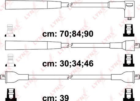 LYNXauto SPC5113 - Комплект проводов зажигания autosila-amz.com