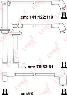 LYNXauto SPC5112 - Комплект проводов зажигания autosila-amz.com