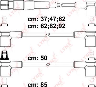 LYNXauto SPC5316 - Комплект проводов зажигания autosila-amz.com