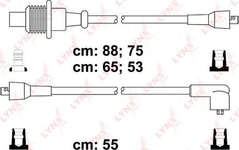 LYNXauto SPC6117 - Комплект проводов зажигания autosila-amz.com