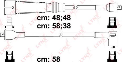 LYNXauto SPC8019 - Комплект проводов зажигания autosila-amz.com