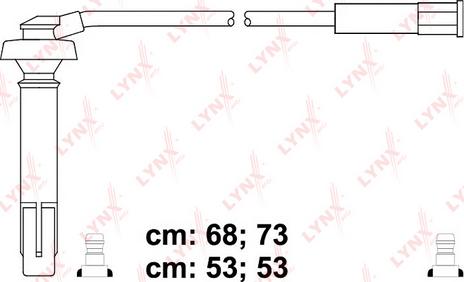 LYNXauto SPC7112 - Комплект проводов зажигания autosila-amz.com