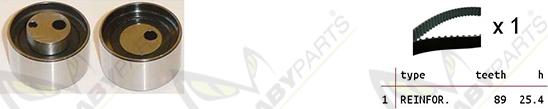 Mabyparts OBK010450 - Комплект зубчатого ремня ГРМ autosila-amz.com