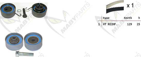 Mabyparts OBK010083 - Комплект зубчатого ремня ГРМ autosila-amz.com