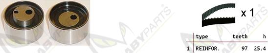 Mabyparts OBK010167 - Комплект зубчатого ремня ГРМ autosila-amz.com